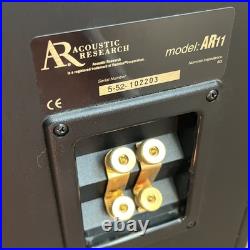 Acoustic Research AR11 Tower Speakers Black Hardwood Cabinets Rare Pickup Only Acoustic Research AR11 Tower Speakers Black Hardwood Cabinets Rare Pickup Only
