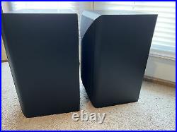 Acoustic Research AR15 Hi-Res Bookshelf Speakers Black NICE TESTED Audiophile