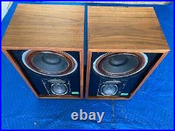 Acoustic Research AR2 Speakers Original Condition Including Oil Caps 1960-1964