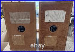 Acoustic Research AR2a Unfinished Pine Cabinets Perfect Working Condition