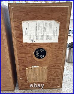 Acoustic Research AR2a Unfinished Pine Cabinets Perfect Working Condition