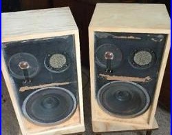 Acoustic Research AR2ax Vintage Speakers Unfinished Pine. Sealed In Paint 50 Yrs