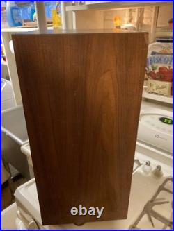 Acoustic Research AR2ax speakers Late 60's Walnut, Working, withAR logo pins Acoustic Research AR2ax speakers Late 60's Walnut, Working, withAR logo pins