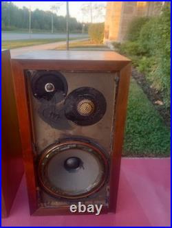 Acoustic Research AR3A AR-3A Speakers Works Tested(BOTH WOOFERS NEED REFOAM)