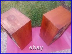 Acoustic Research AR3A AR-3A Speakers Works Tested(BOTH WOOFERS NEED REFOAM)