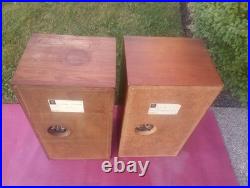 Acoustic Research AR3A AR-3A Speakers Works Tested(BOTH WOOFERS NEED REFOAM)