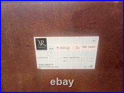 Acoustic Research AR3A AR-3A Speakers Works Tested(BOTH WOOFERS NEED REFOAM)