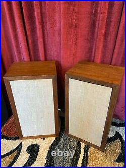 Acoustic Research AR3 Speakers 1 Pair Refurbished 7/10 Condition See Details