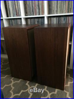 Acoustic Research AR3 Speakers, All Original Parts, Walnut