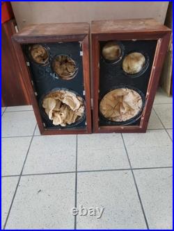 Acoustic Research AR3a Empty Cabinets with Crossovers DIY Speaker Builders Pair