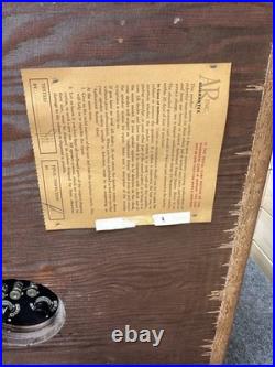 Acoustic Research AR3a Speaker Cabinet with Crossover -Early Ser # Very Nice