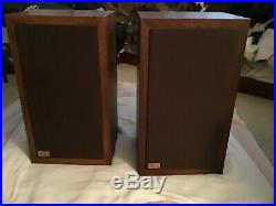 Acoustic Research AR3a Speaker-Oiled Walnut Pristine Set of 2 Vintage Speakers