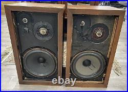 Acoustic Research AR3a Speakers Pro Solid Wood Cabinet Audiophile VTG RARE-Pair