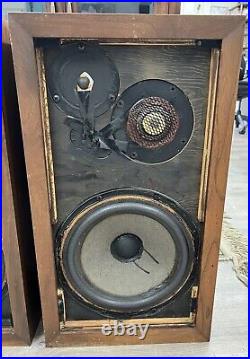 Acoustic Research AR3a Speakers Pro Solid Wood Cabinet Audiophile VTG RARE-Pair