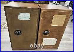 Acoustic Research AR3a Speakers Pro Solid Wood Cabinet Audiophile VTG RARE-Pair