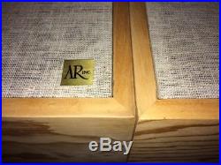 Acoustic Research AR4X, RARE UNFINISHED SET CLOSE SERIAL NUMBERS