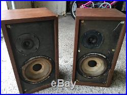 Acoustic Research AR4x Vintage Speakers, Need Work