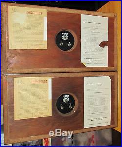 Acoustic Research AR4x home speaker pair two original owner