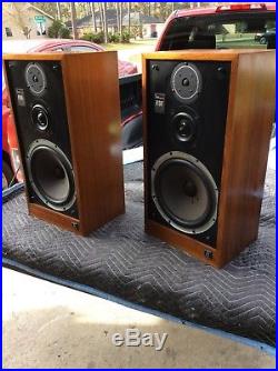 Acoustic Research AR58s Speakers Mint! AR3. With Bonus Mid-Century mod Stands