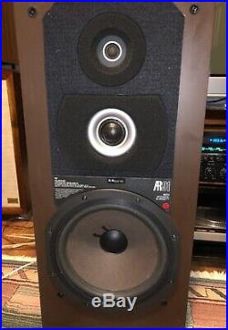 Acoustic Research AR91 Vintage Serviced Speakers Turnkey 3 Way 12 Woofers