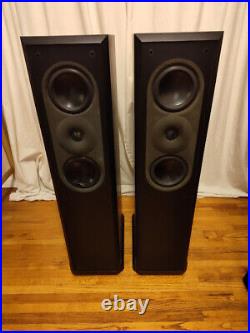 Acoustic Research AR9 Hi-Res HIFI Tower Speakers NEEDS REFOAM -SOLD AS IS