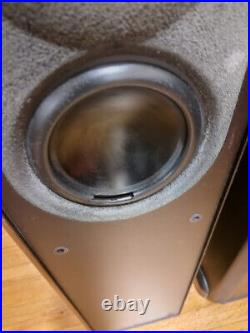 Acoustic Research AR9 Hi-Res HIFI Tower Speakers NEEDS REFOAM -SOLD AS IS
