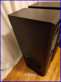 Acoustic Research AR9 Hi-Res HIFI Tower Speakers NEEDS REFOAM -SOLD AS IS