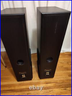 Acoustic Research AR9 Hi-Res HIFI Tower Speakers NEEDS REFOAM -SOLD AS IS