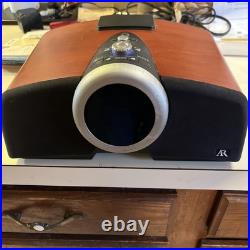 Acoustic Research ART1 Real Wood Clock Radio with Docking Station
