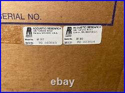 Acoustic Research AR-102 Speakers BRAND NEW in SEALED BOX
