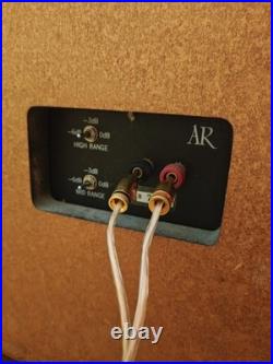 Acoustic Research AR-11b Vintage Speakers / Freshly refoamed / Yellow Tweeters