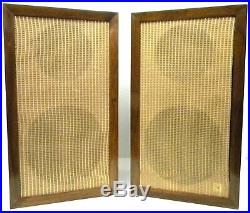 Acoustic Research AR-1 Acoustic Suspension Speakers Very Nice Set