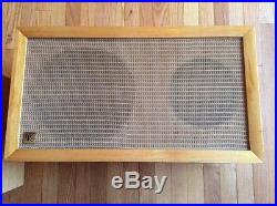 Acoustic Research AR-1 Speakers Blonde Birch Original Grills