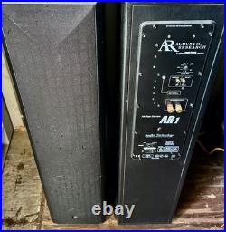 Acoustic Research AR 1 Speakers in NICE Original Condition