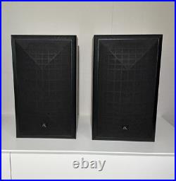 Acoustic Research AR 206 HO Bookshelf Speakers Black 4 Ohm Clean & Tested Acoustic Research AR 206 HO Bookshelf Speakers Black 4 Ohm Clean & Tested