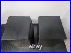 Acoustic Research AR 206 HO Bookshelf Speakers Black 4 Ohm Tested Loud Nice