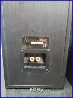Acoustic Research AR 206 HO Bookshelf Speakers Black 4 Ohm Tested Loud Nice