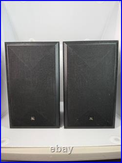 Acoustic Research AR 206 HO Bookshelf Speakers Pair Black for Home Stereo System