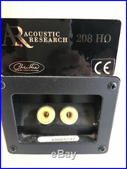 Acoustic Research AR 208 HO Speaker Pair Blonde Cabinet