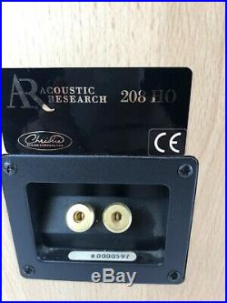 Acoustic Research AR 208 HO Speaker Pair Blonde Cabinet