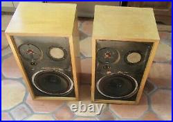 Acoustic Research AR-2AX Pair of Matching Speakers RARE VENEER PINE NICE BOX