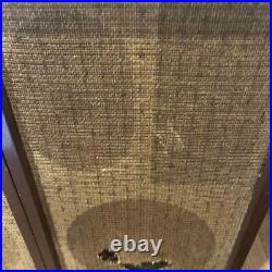 Acoustic Research AR 2A Vintage Speakers Tested & Working Damaged Grill Cloth