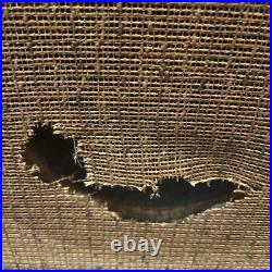 Acoustic Research AR 2A Vintage Speakers Tested & Working Damaged Grill Cloth