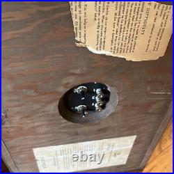 Acoustic Research AR 2A Vintage Speakers Tested & Working Damaged Grill Cloth