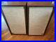 Acoustic Research AR-2A Vintage Speakers Wood Cabinets Untested Read