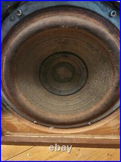 Acoustic Research AR-2A Vintage Speakers Wood Cabinets Untested Read