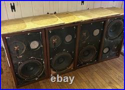 Acoustic Research AR-2aX -Vintage Speakers 4 SPEAKERS 2 SETS
