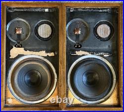 Acoustic Research AR-2aX -Vintage Speakers Set Of 2 For Parts/Repair They Work