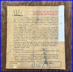 Acoustic Research AR-2aX -Vintage Speakers Set Of 2 For Parts/Repair They Work