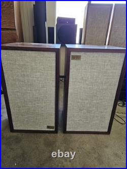 Acoustic Research AR-2aX -Vintage Speakers Set Of 2 Walnut Cabinets Untested